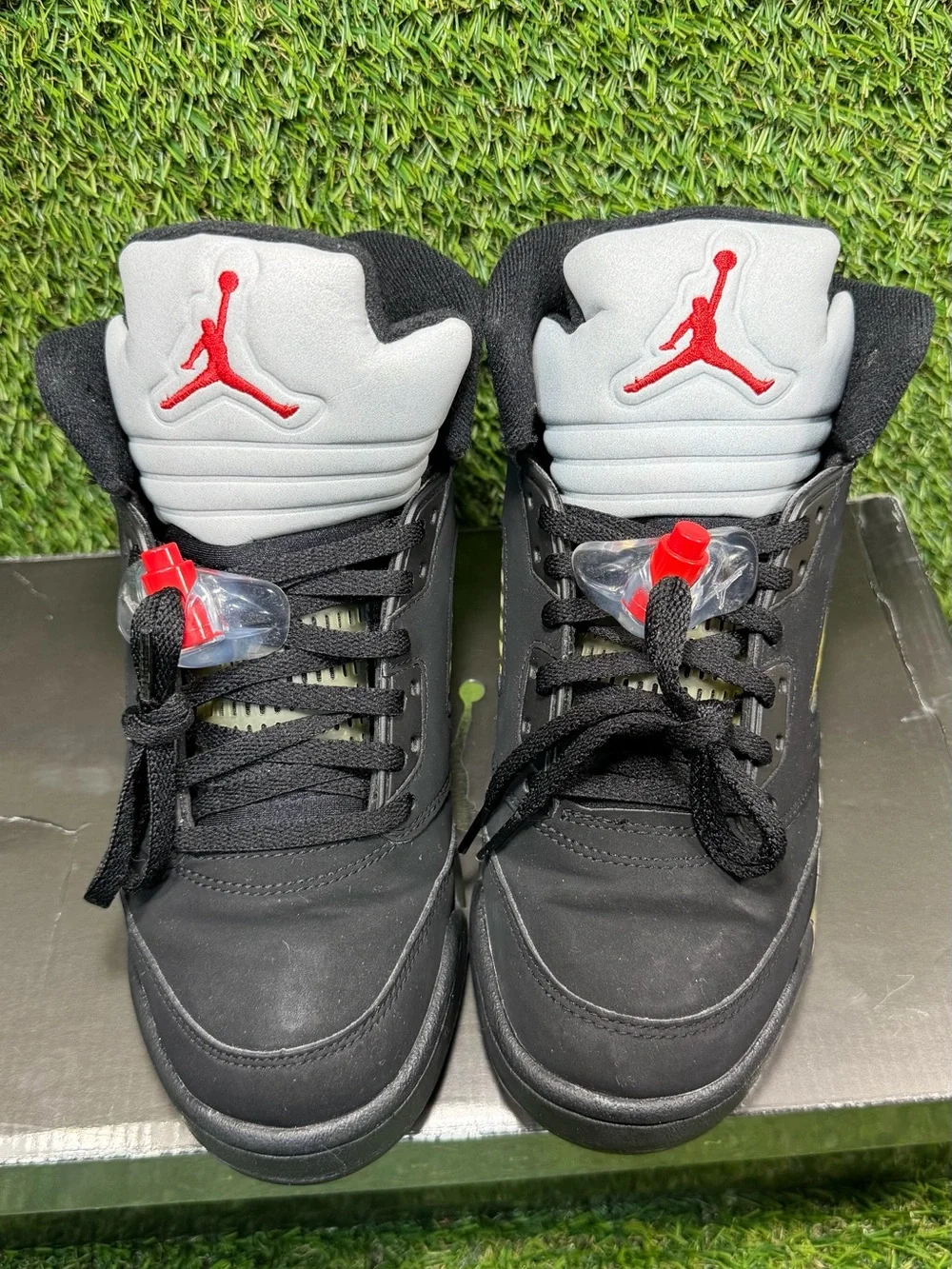 2007 Nike Air Jordan 5 Retro GS Black Metallic 134092-004 Size 5Y w/ Box